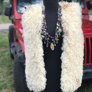 Overland Sheep Co Taos Mongolian Sheepskin Vest S